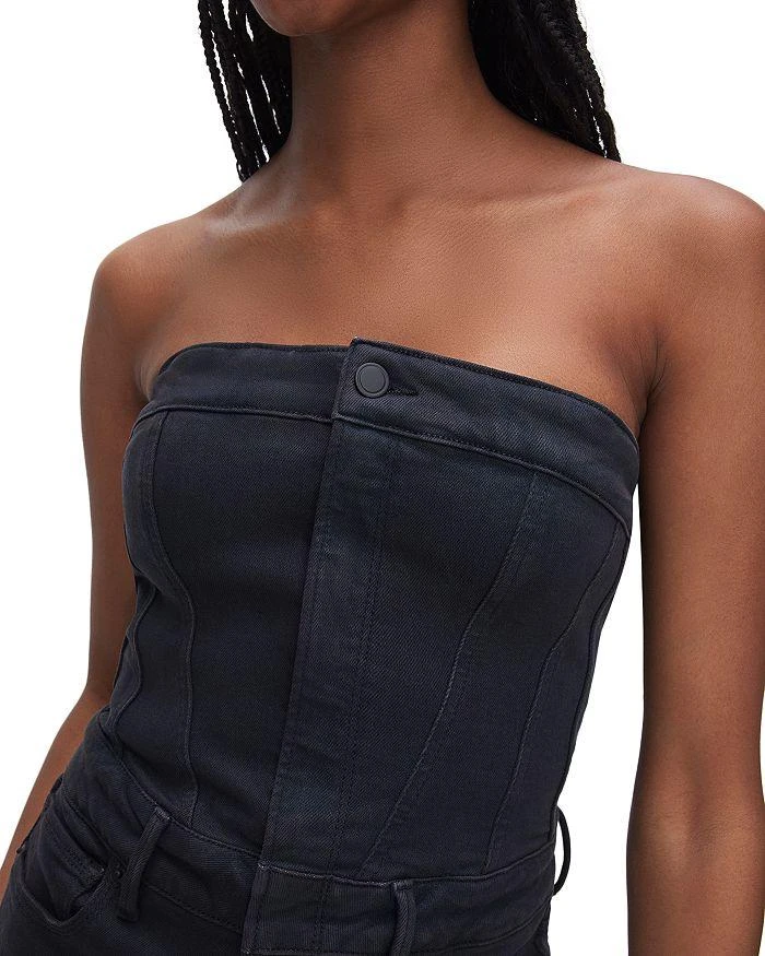 Good American Tube Denim Jumpsuit 2