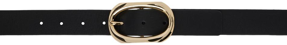ANINE BING Black Signature Link Belt