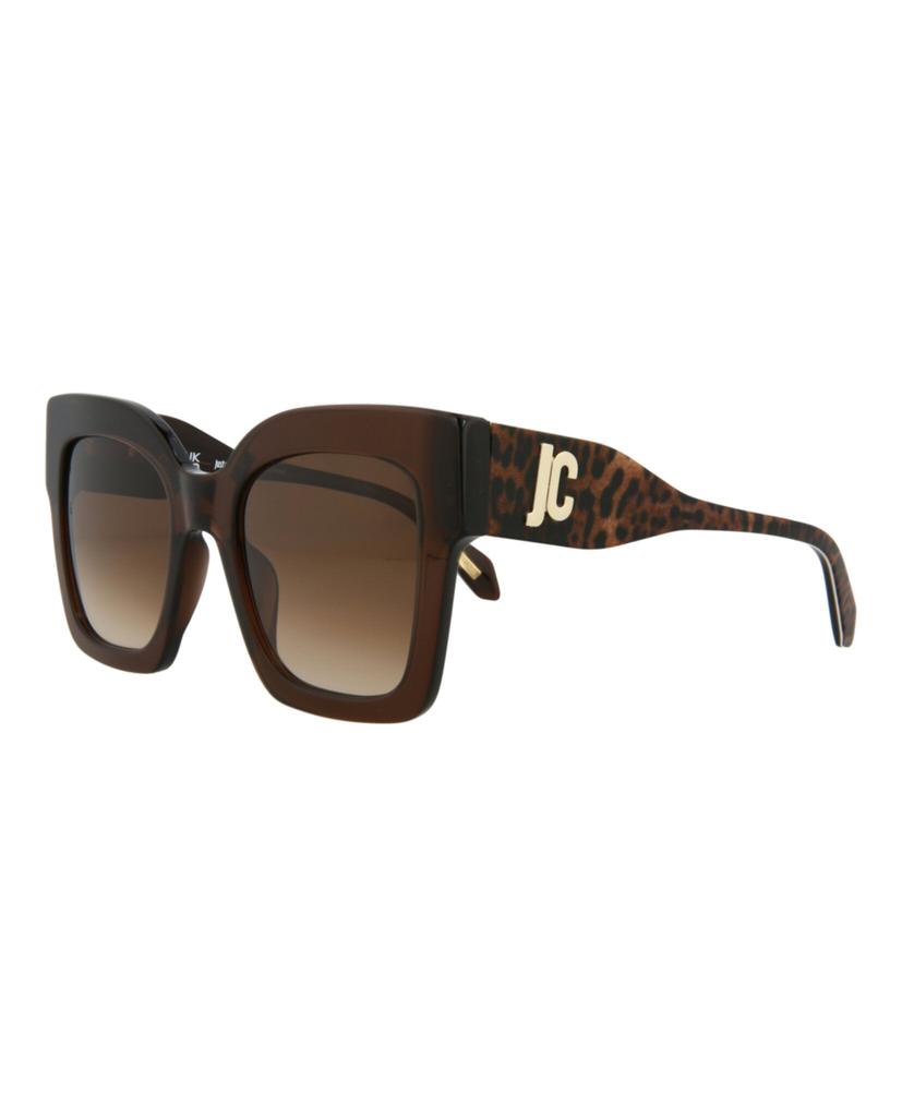 Just Cavalli Square-Frame Acetate Sunglasses