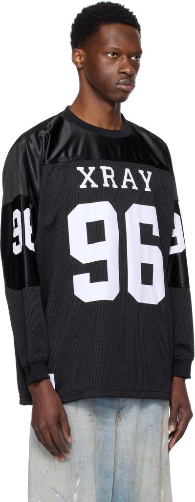 Wtaps Black 'XRAY 96' Netminder LS T-shirt - T-Shirts - BeyondStyle