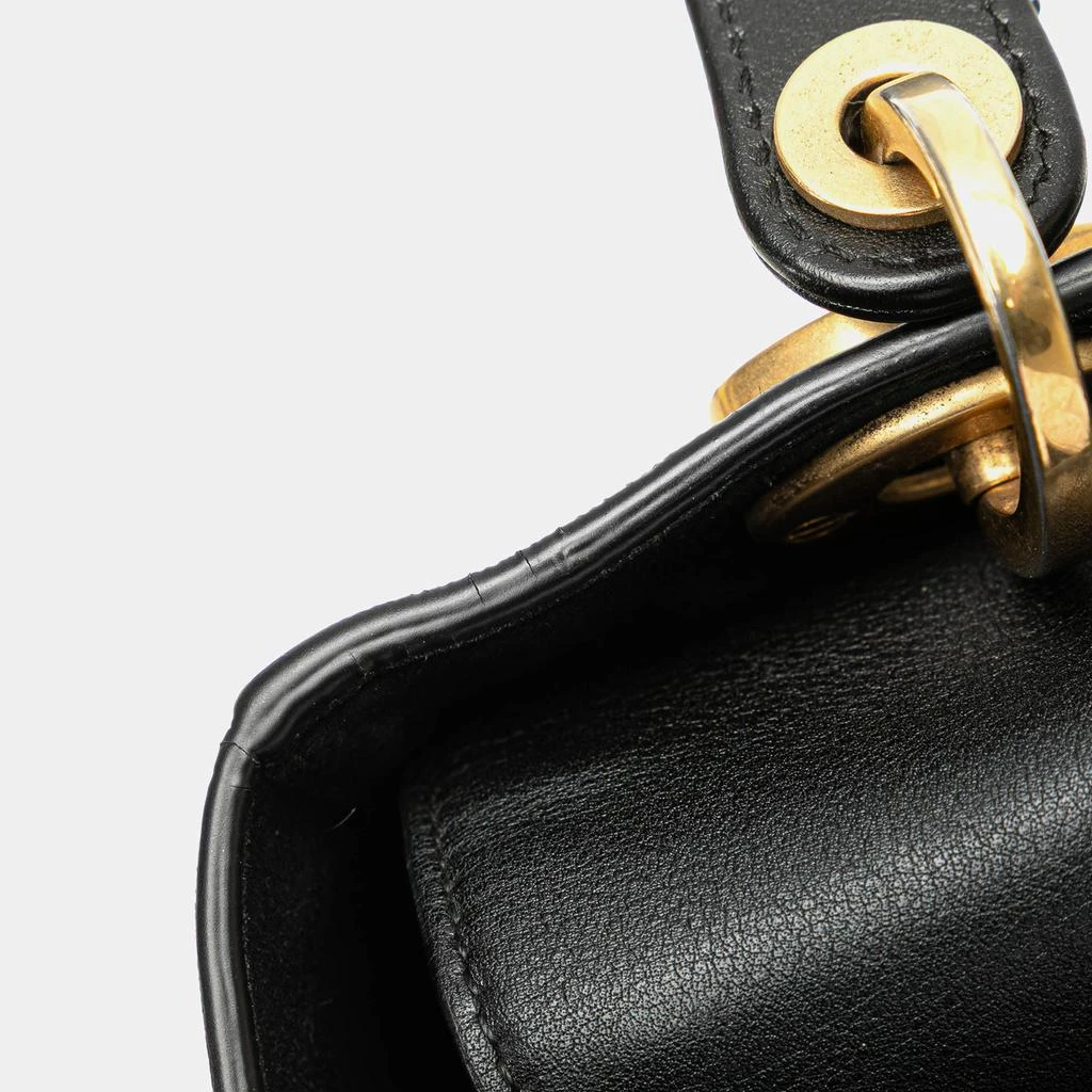 Dior Dior Black Medium Calfskin Death Tarot Card Lady Dior Bag 7