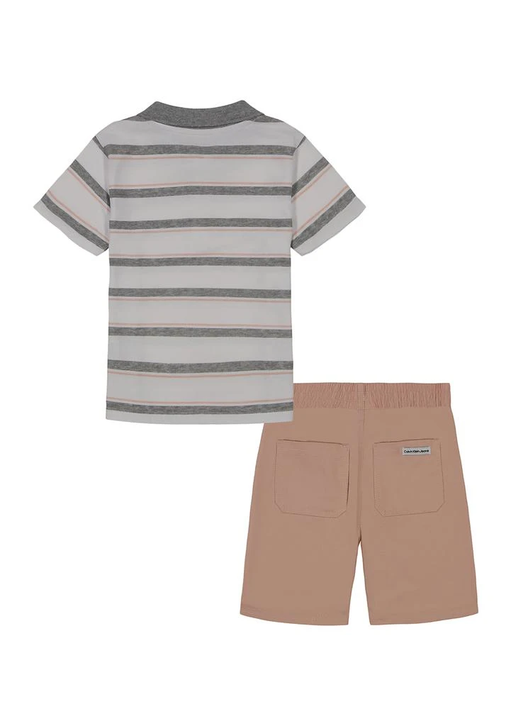 Calvin Klein Boys 4-7 Polo Set 2