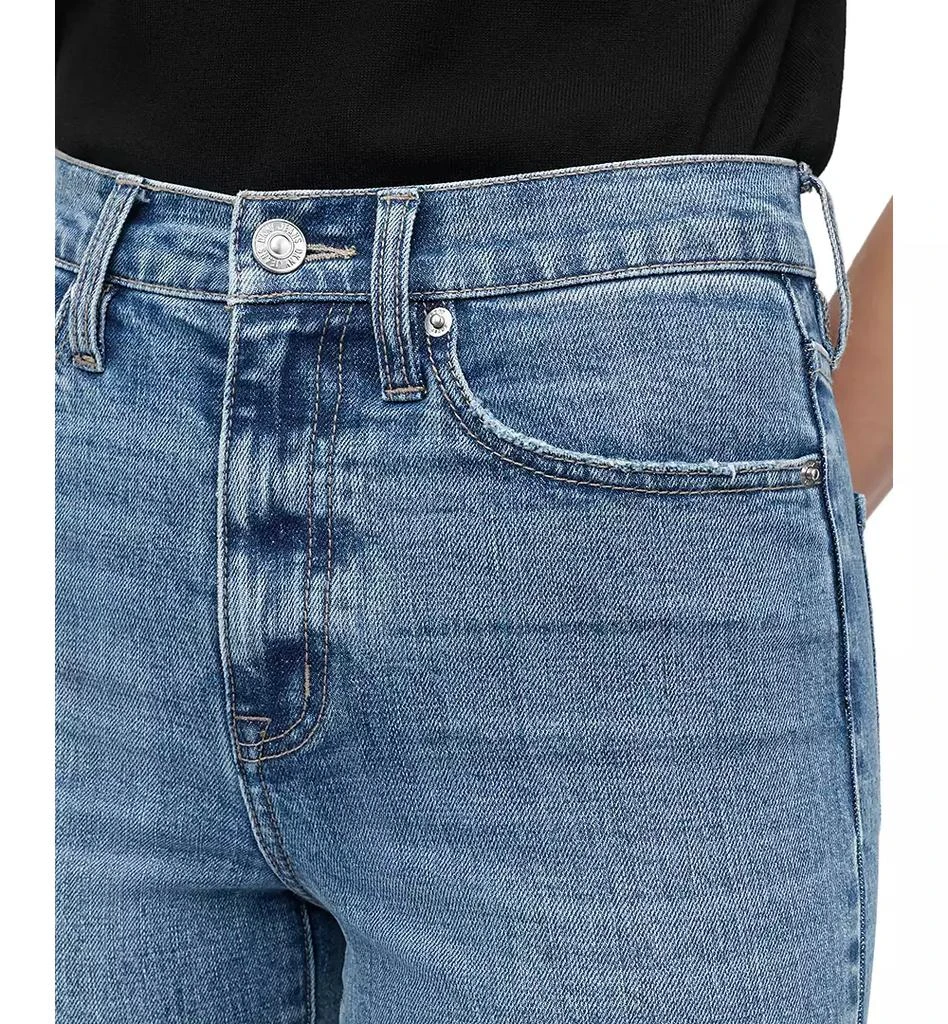 DKNY Women
s High-Rise Classic Cuffed Straight-Leg Jeans 5
