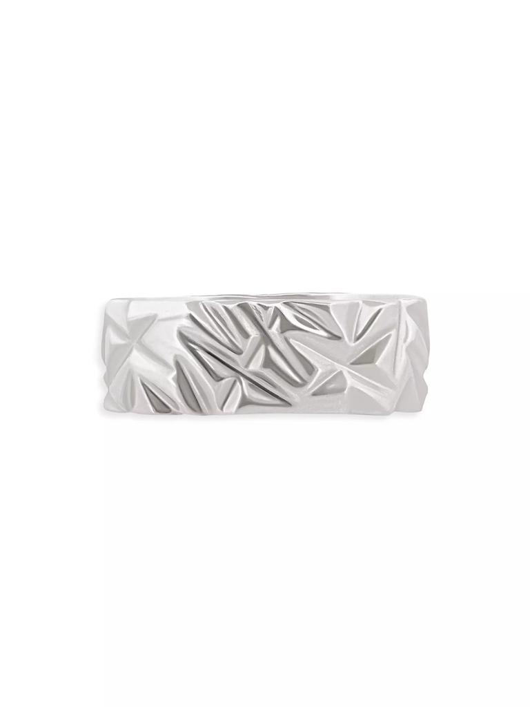 Bernard James Unisex MIRROR Sterling Silver Macro Ring