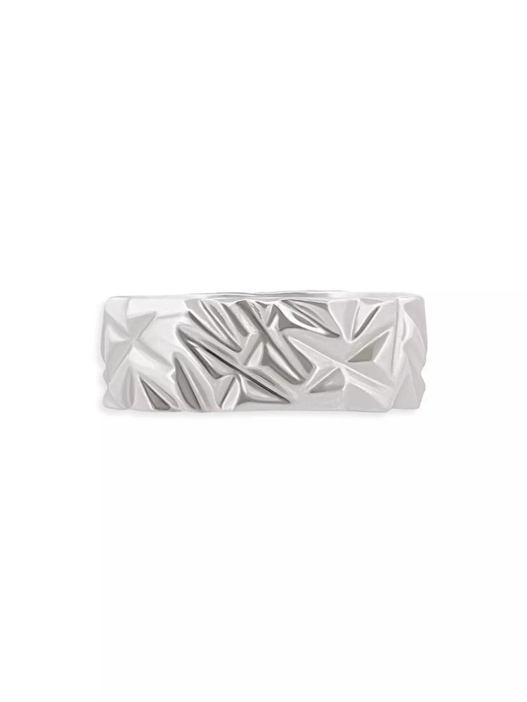 Bernard James Unisex MIRROR Sterling Silver Macro Ring 2