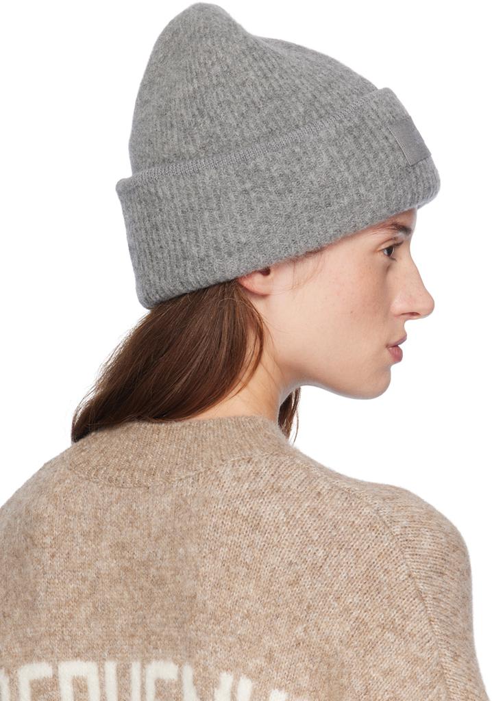 Jacquemus Gray La Casa 'Le bonnet Gros Grain' Beanie - Hats