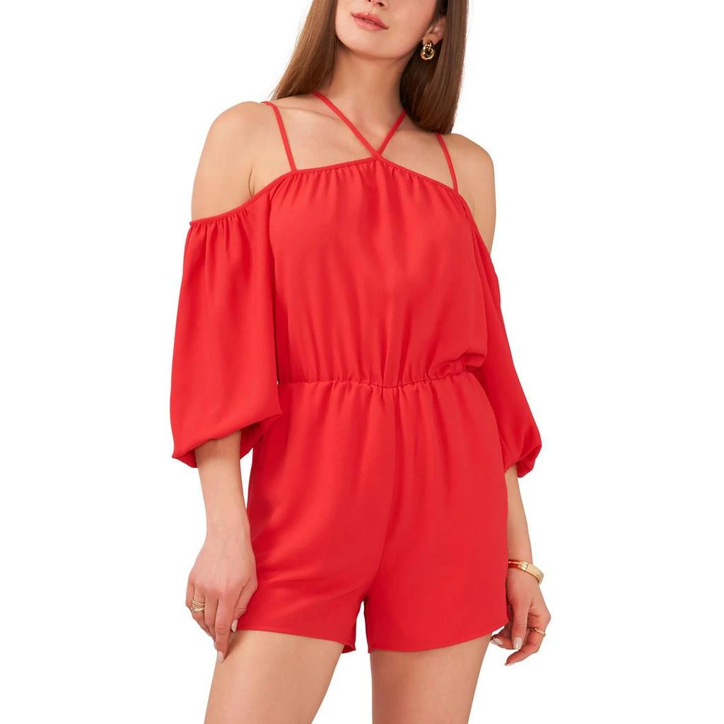 1. State Womens Strappy Cold Shoulder Romper 3