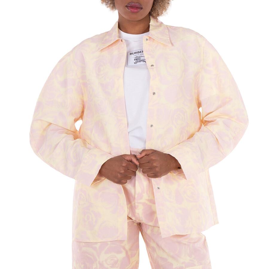 Burberry Taffeta Shirt With Floral Print
