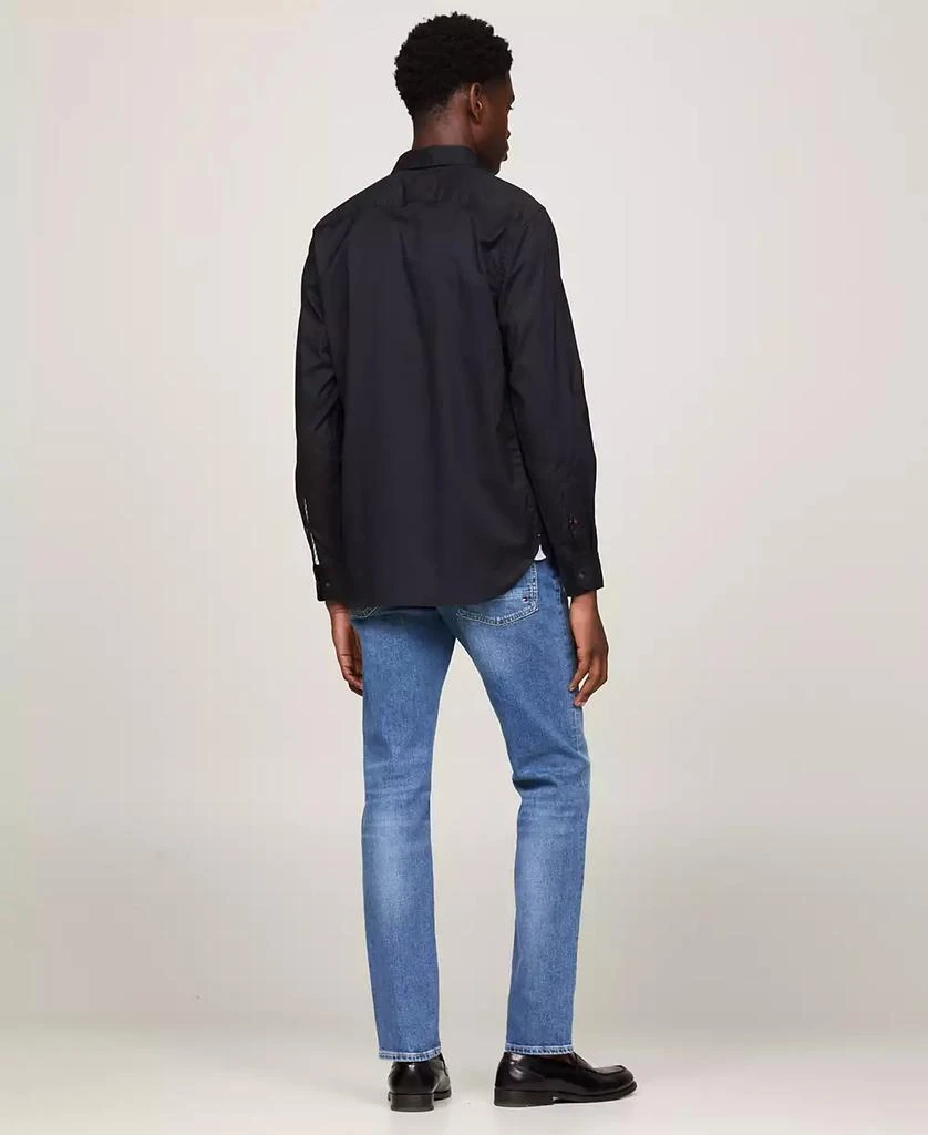 Tommy Hilfiger Men's Poplin Long Sleeve Button-Down Shirt 4