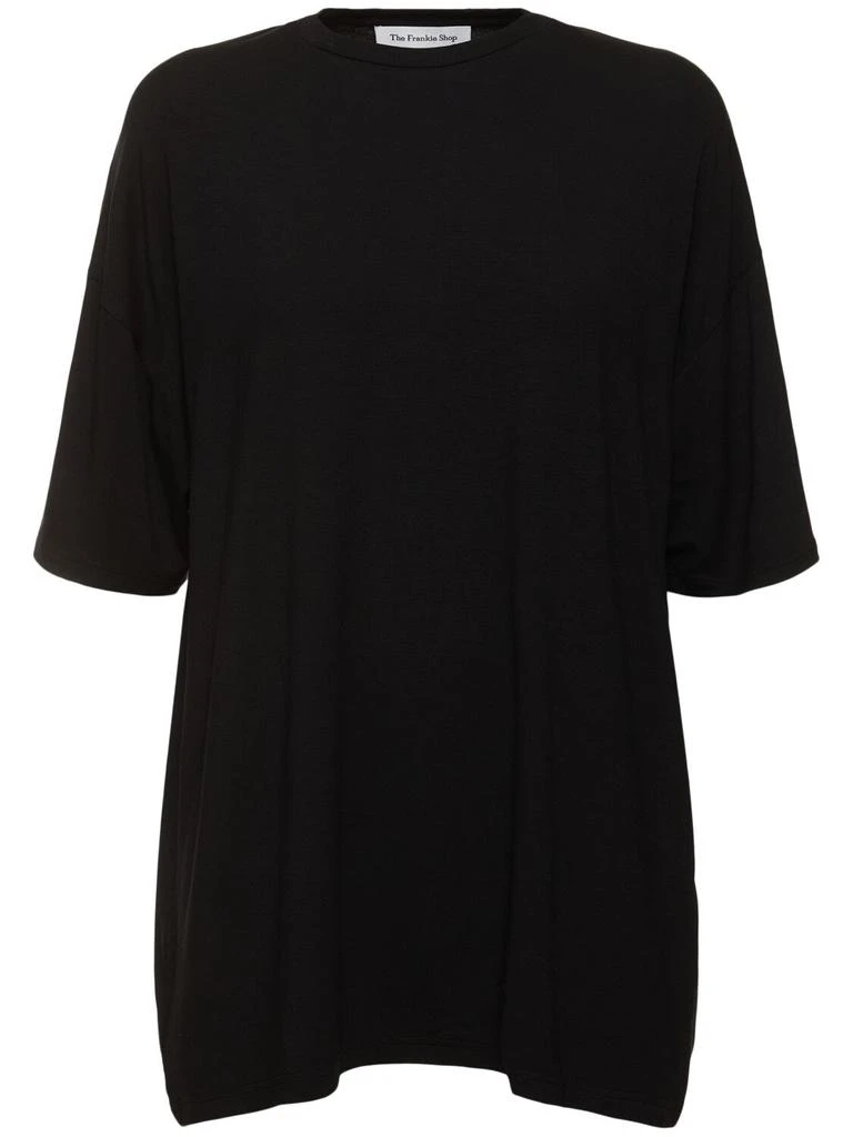 THE FRANKIE SHOP Ella Boxy Viscose T-shirt 1