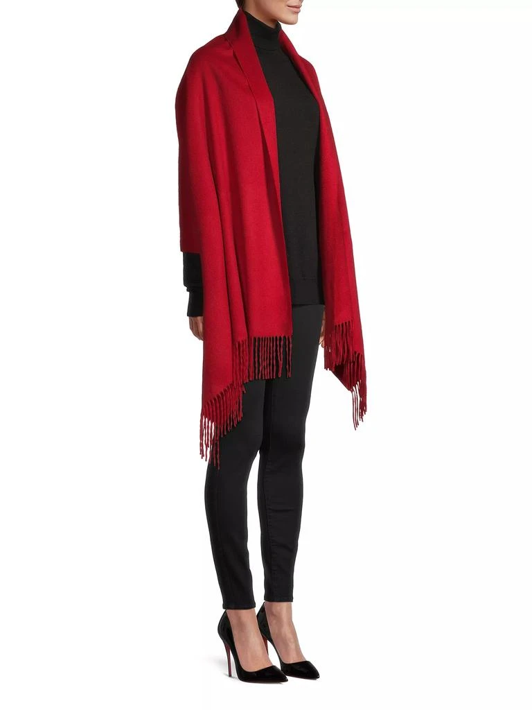 Sofia Cashmere Fringed Cashmere Wrap 2
