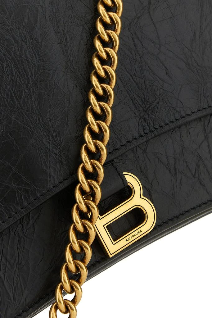 Balenciaga Black leather Crush M shoulder bag 4