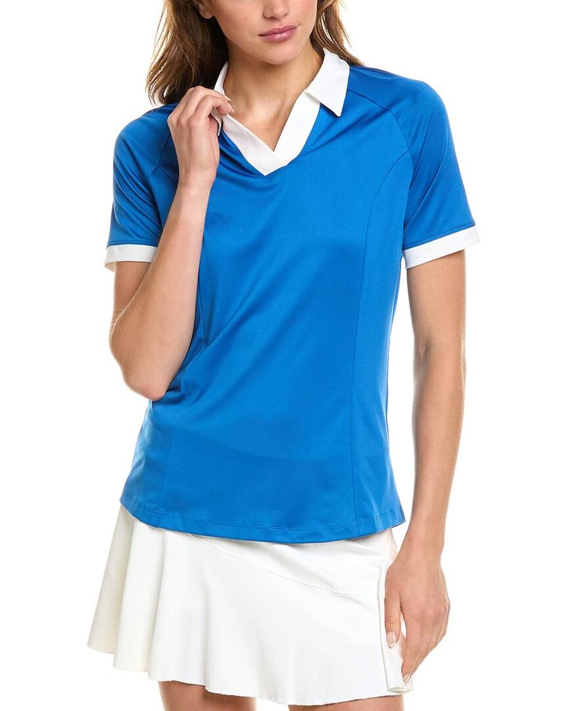 Callaway V-Placket Colorblock Polo Shirt