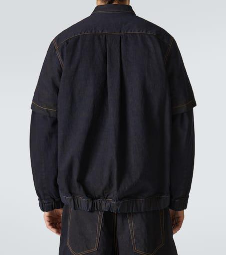 Sacai - DENIM SHIRT | HBX - Globally Curated Fashion and