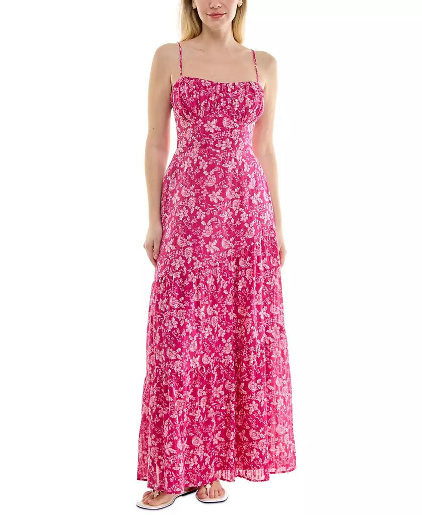 ROW A Juniors' Sleeveless Cutout-Back Maxi Dress, Created for Macy's