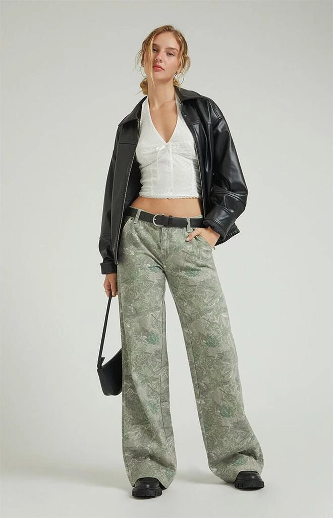PacSun Tree Camo Low Rise Baggy Pants 2