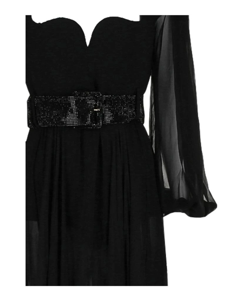 Versace Long Sleeve Silk Gown 3