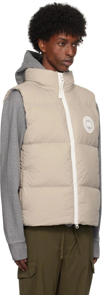 Canada Goose Beige White Label Lawrence Down Vest 2