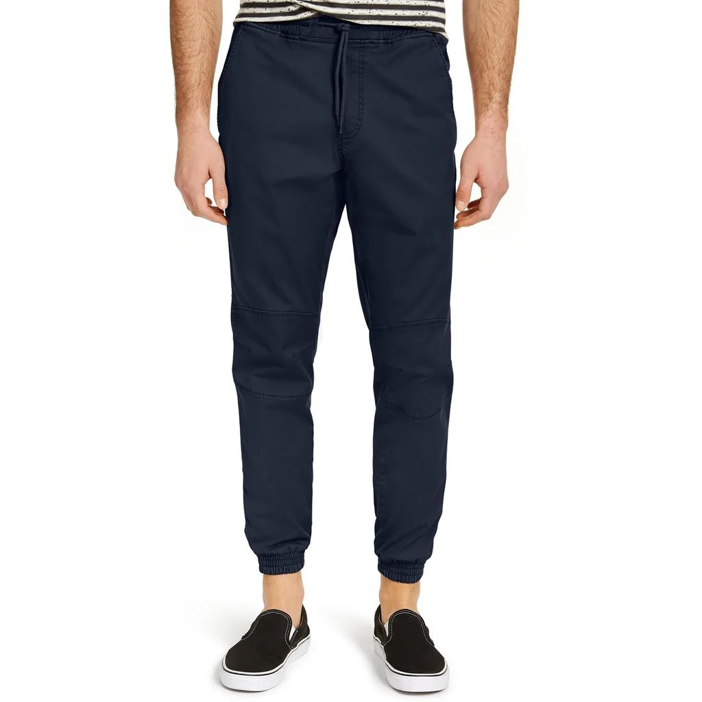 Sun + Stone Articulated Mens High Rise Drawstring Hem Jogger Pants 2