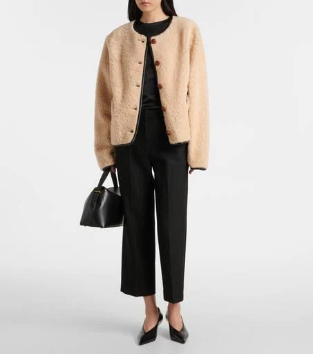BLAZÉ MILANO Gliss reversible shearling jacket 2