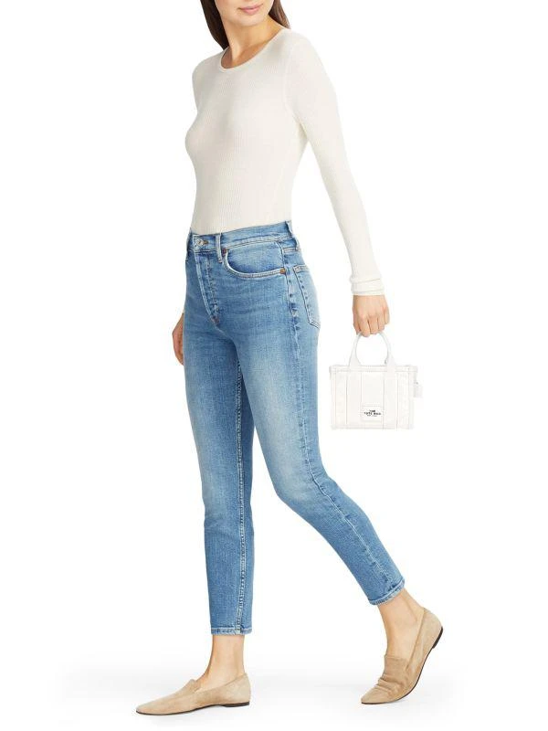 Marc Jacobs ​Mini The Tote Bag Leather Tote 5