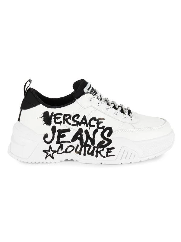 Versace Logo Low-Top Chunky Sneakers 1