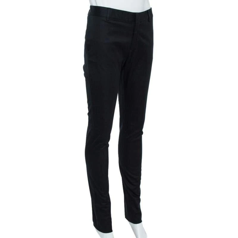 DSQUARED2 Dsquared2 Black Cotton Tapered Trousers M 2