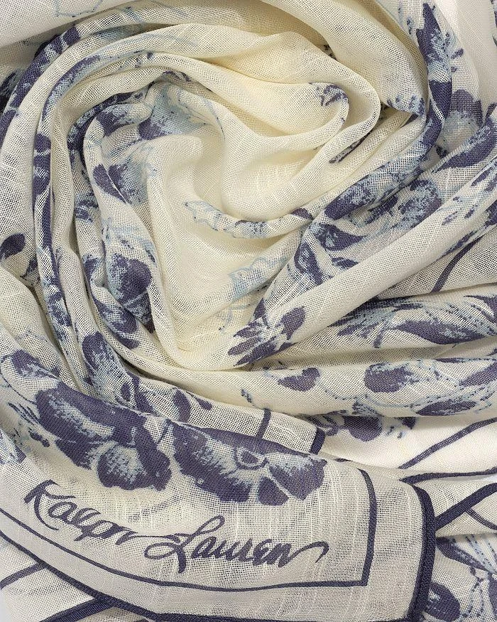 Ralph Lauren Blue Floral Bandana 3