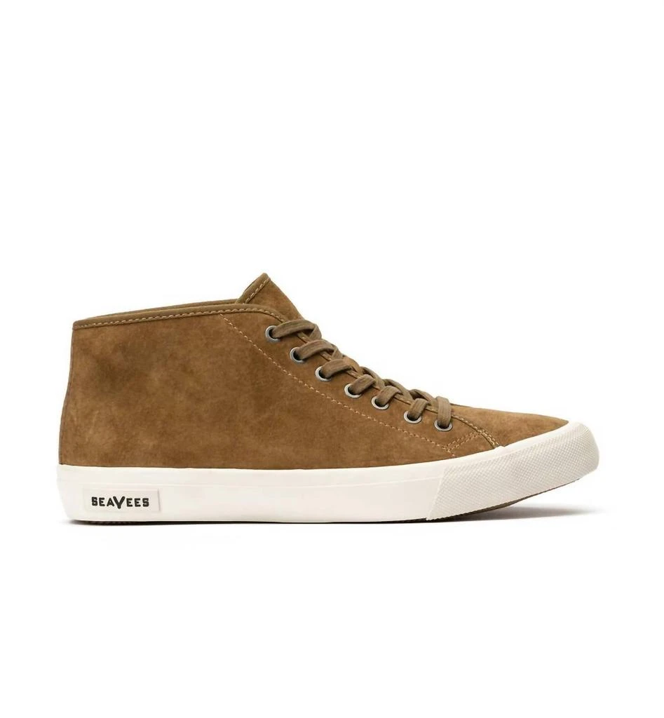 Seavees Brown Leather High-Top Sneakers SeaVees Review: I Tried Their Most Popular Shoes main image 4