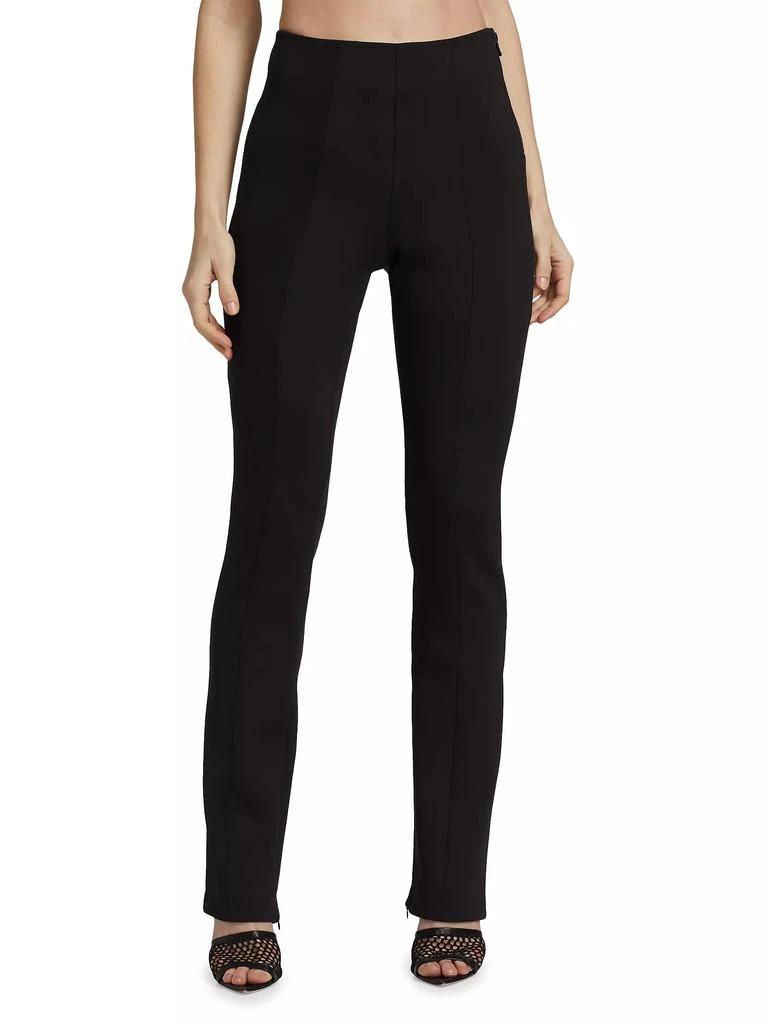 Good American Good Waist Flare Scuba Pants 3