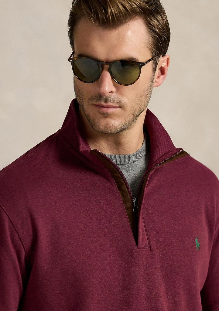 Ralph Lauren Big & Tall Luxury Jersey Quarter-Zip Pullover 3