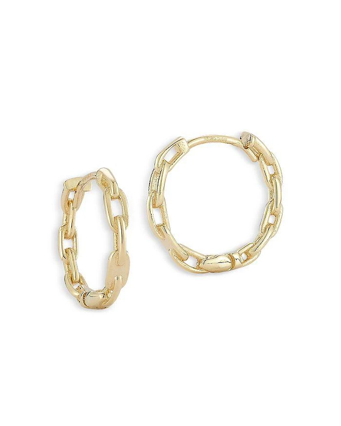 Bloomingdale
s Fine Collection Chain Link Hoop Earrings in 14K Yellow Gold