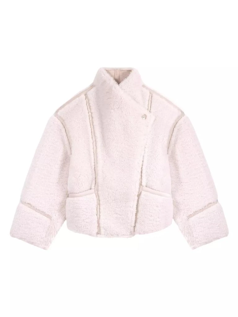 Maje Short Faux Fur Coat 1