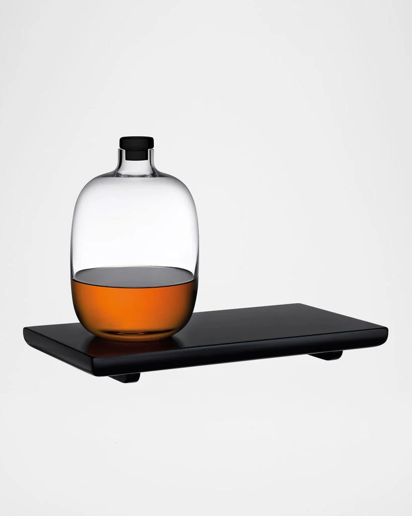 Nude Malt Whiskey Bottle with Wooden Tray 1