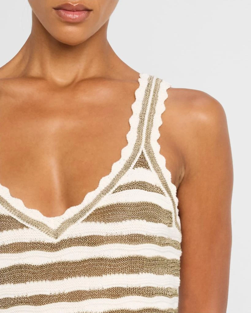 VERONICA BEARD Binetto Stripe Knit Tank Top 5