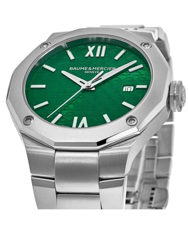 Baume & Mercier Baume & Mercier Riviera Green Dial Steel Women's Watch 10683 2