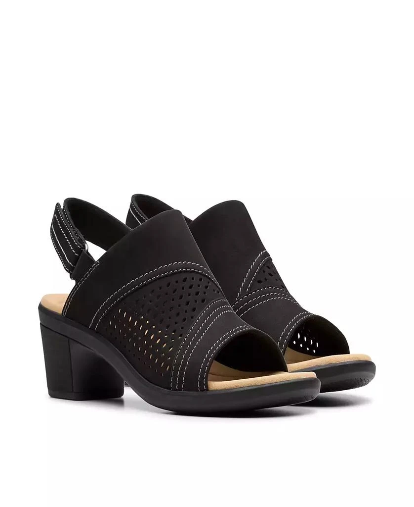 Clarks Collection Emily2 Mist Block Heel Sandals 7