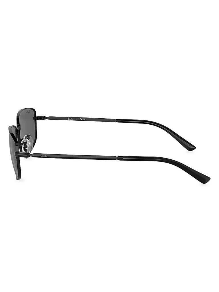 Ray-Ban RB3732 59MM Rectangular Sunglasses 3