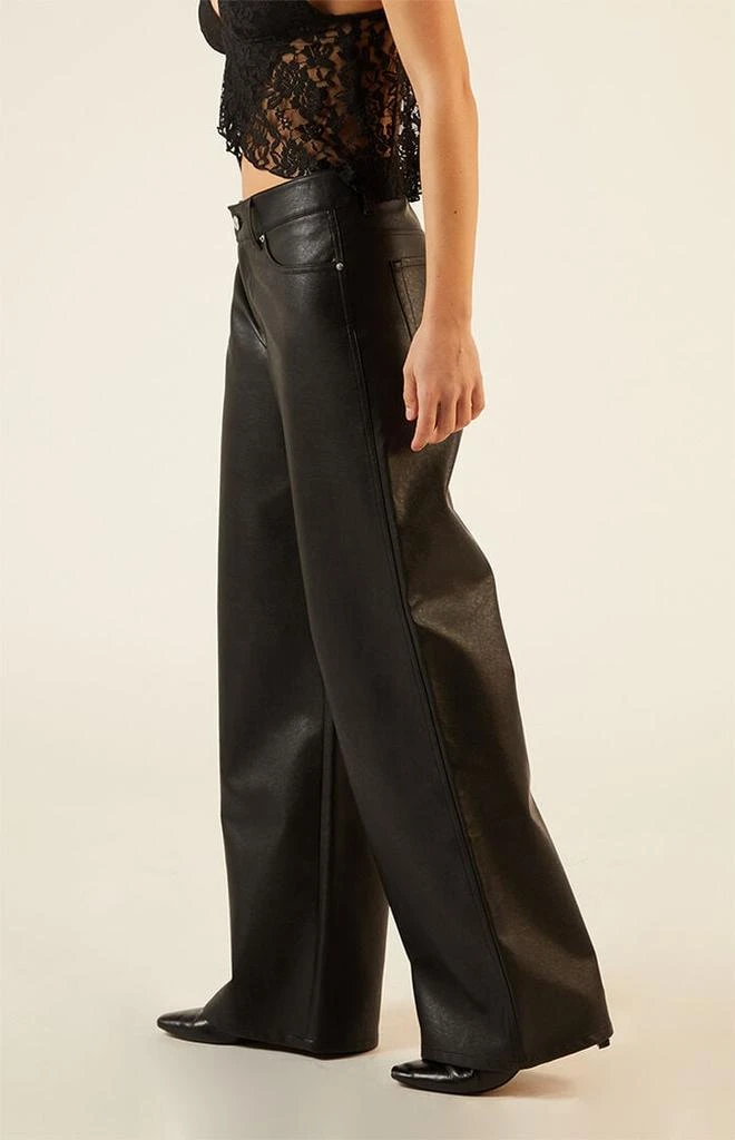 LA Hearts Faux Leather Wide Leg Pants 3