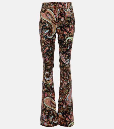 ETRO Paisley high-rise flared jeans 1