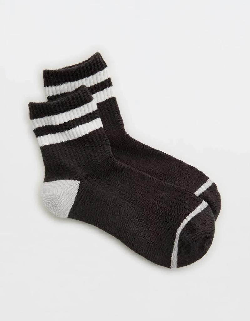 Aerie Aerie Striped Quarter Socks