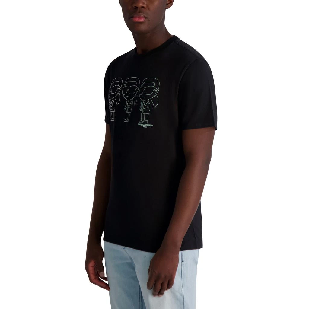 Karl Lagerfeld Paris MULTIPLE KARL CHARACTER T-SHIRT 3