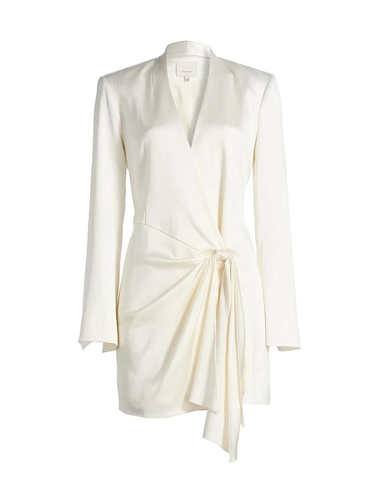 Cinq à Sept Irma Draped Satin Minidress