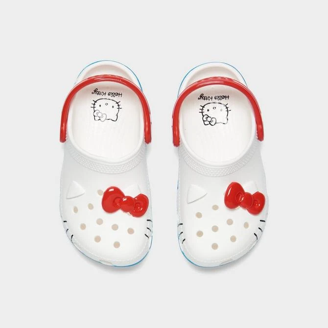 CROCS Girls' Toddler Crocs x Hello Kitty Classic Clog Shoes 9