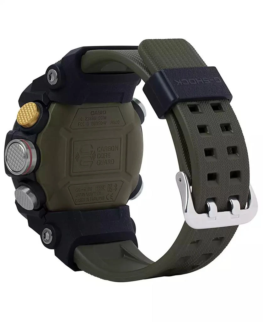 G-Shock Men's Analog-Digital Connected Mudmaster Green & Black Resin Strap Watch 53.1mm 4