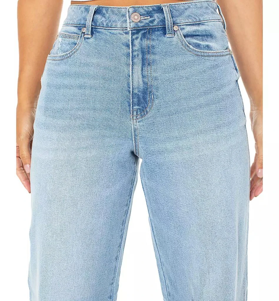 Celebrity Pink Juniors' High Rise Baggy Wide-Leg Curvy Jeans 4
