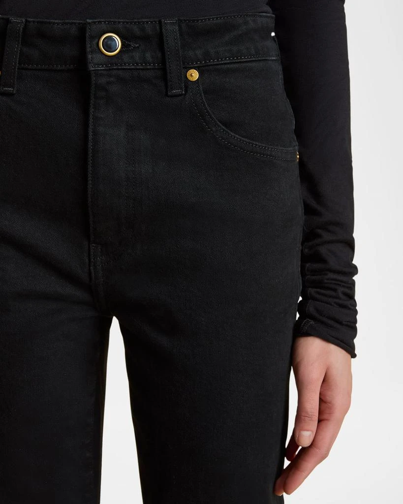 Khaite Vivian Straight-Leg Ankle Jeans 5