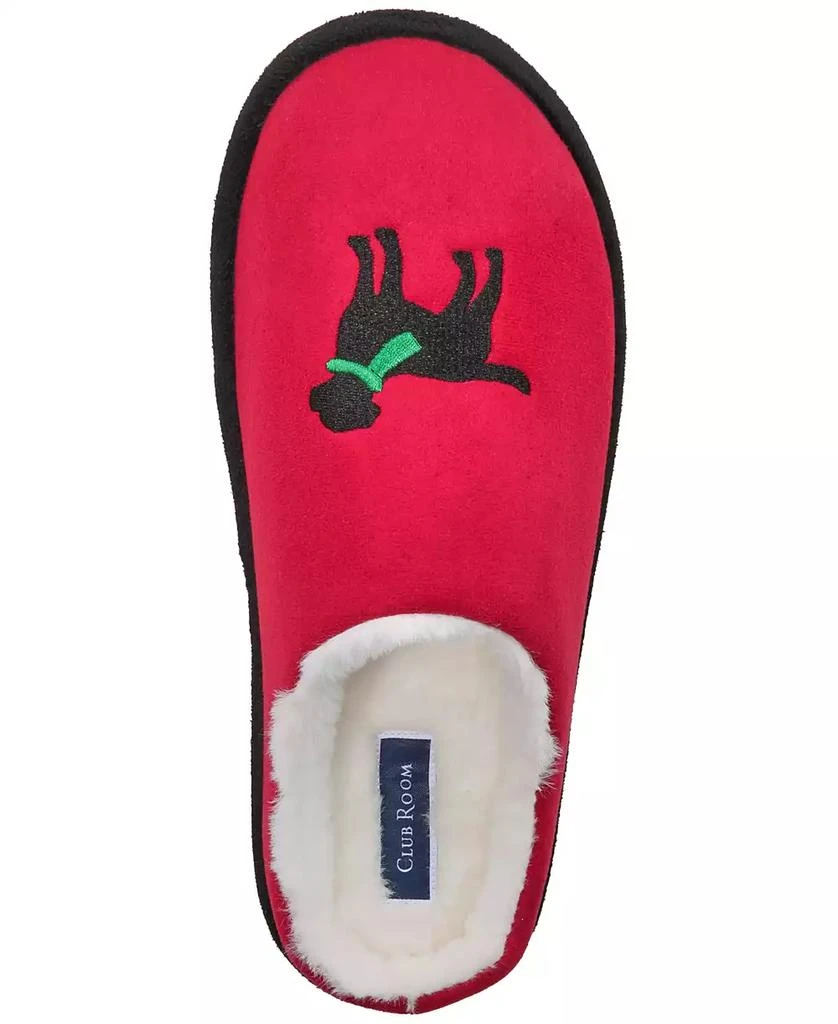 Club Room Men's Dog Slippers, Created for Macy's 4