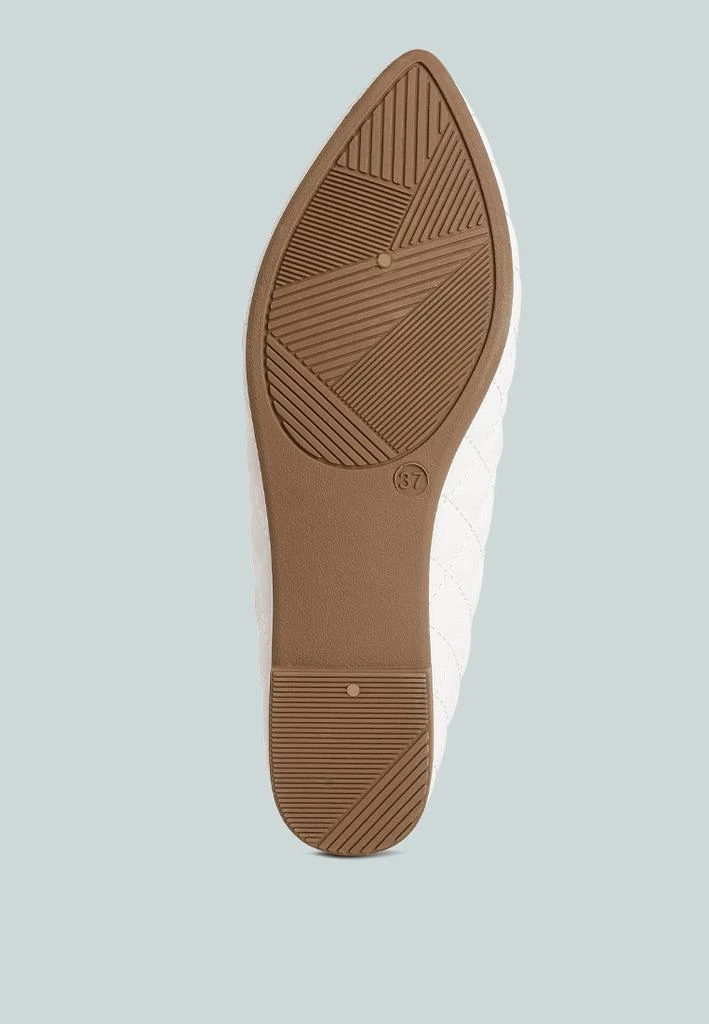 London Rag rikhani quilted detail ballet flats 2