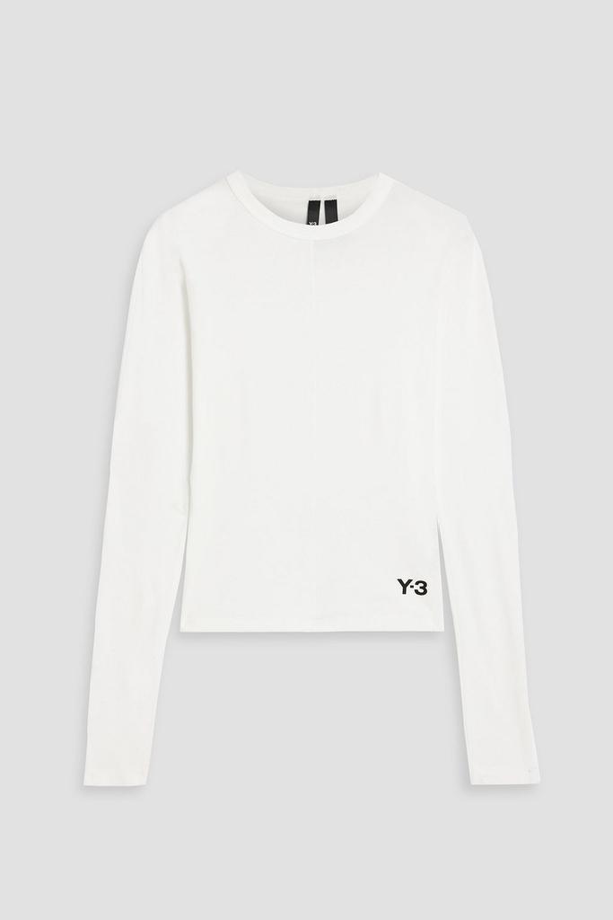 Y-3 Logo-print cotton-jersey top